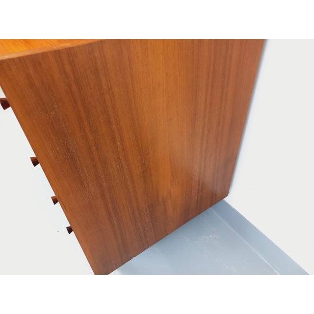 Vintage Teak Bookcase with Chest of Drawers and Secretary, 1960s-1970s For Sale - Image 14 of 18
