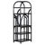 Large Black French Reeded Etagere, 1950s For Sale - Image 15 of 15