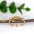 White East West Opal Ring W Earth Mined Diamonds in Solid 14k Yellow Gold | Oval 8x6mm For Sale - Image 8 of 18