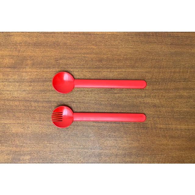 Postmodern Minimalist Swiss Salad Servers, Set of 2 For Sale - Image 17 of 17