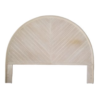 Vintage Pencil Reed King Headboard For Sale