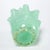 Murano Vintage Venezia Venetian Art Glass Murano Style Handkerchief Vase Green For Sale - Image 4 of 4