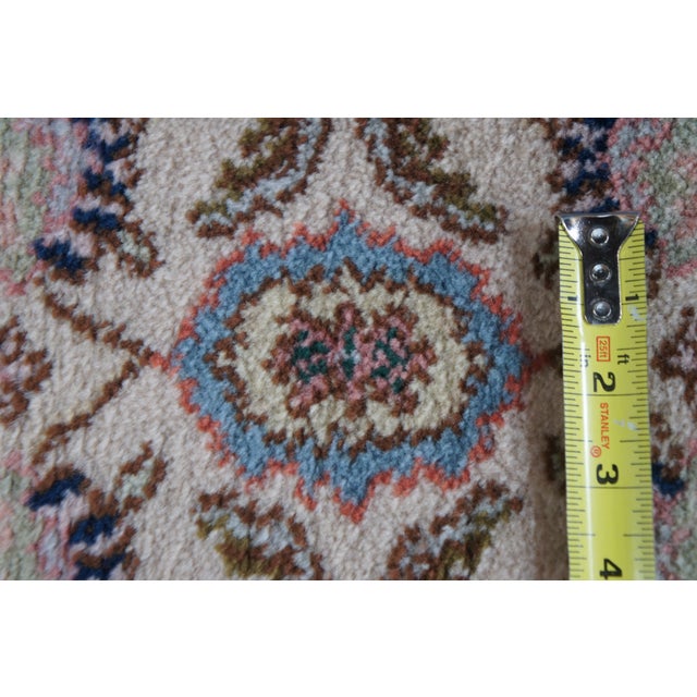 Karastan 100% Wool Floral Palmette Animal 738 Area Rug Runner Mat 2.5' X 12' For Sale - Image 15 of 17