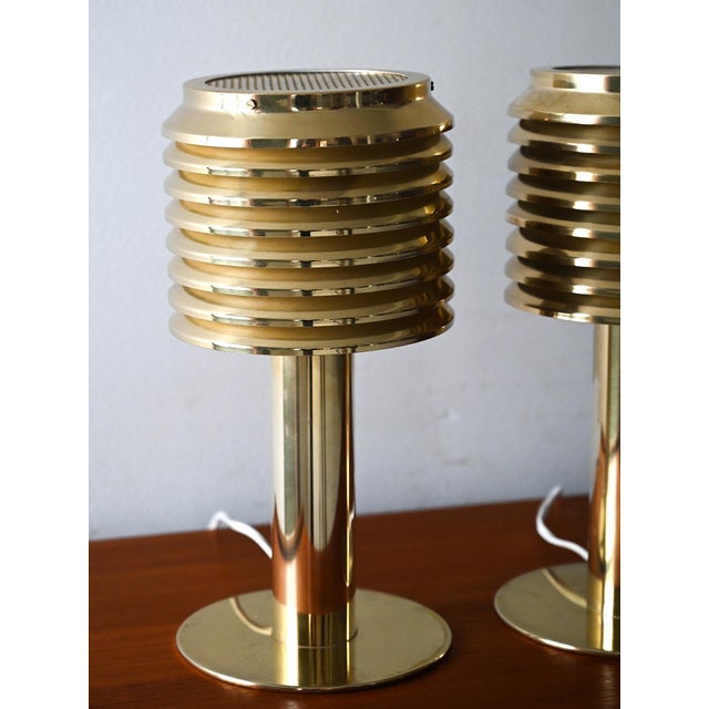 Gold Table Lamps by Hans-Agne Jakobsson, 1960s, Set of 2 For Sale - Image 8 of 13