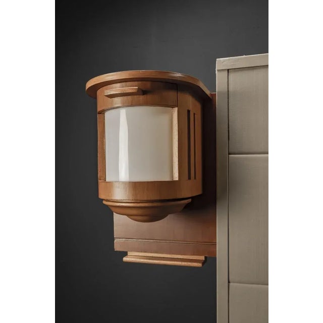 Modern Organic Architectural Wooden Lamps, Set of 2 For Sale - Image 10 of 18