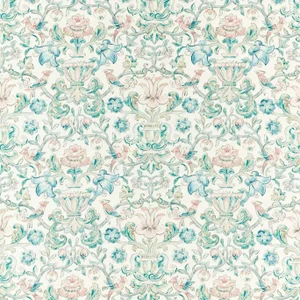 Zoffany Pompadour Print Fabric in Mineral