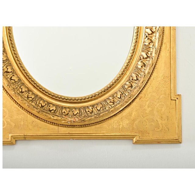 Gold French 19th Century Gold Gilt Mirror For Sale - Image 8 of 12