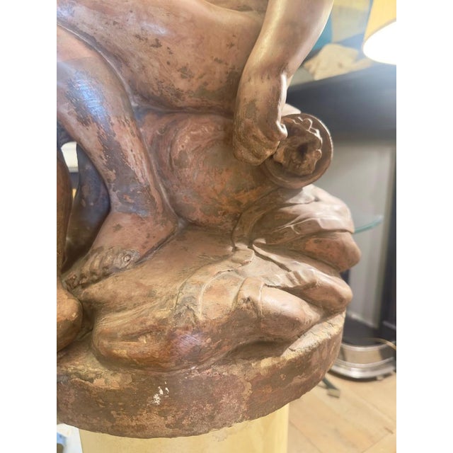 French Terracotta Figure by Etienne Maurice Falconet For Sale - Image 3 of 16