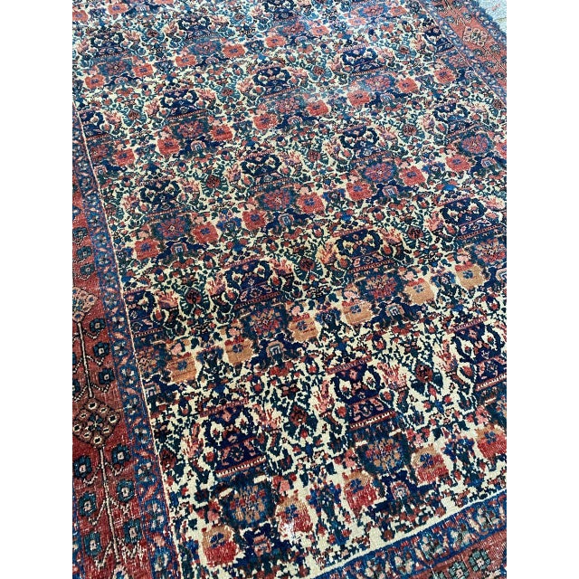 Vintage Floral Fine Abadeh Rug, 1920s For Sale - Image 17 of 18
