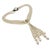 1950s Vintage Multi-Strand Faux Pearl Tassel Necklace, 1950s For Sale - Image 5 of 10