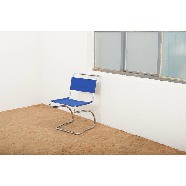Model H-79 Cantilever Chair in Chrome-Plated Tubular Steel and Fabric by Jindrich Halabala for Up Závody, 1931 For Sale - Image 10 of 12