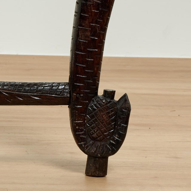 Antique Anglo Indian Inlaid and Carved Table or Stand For Sale - Image 17 of 17