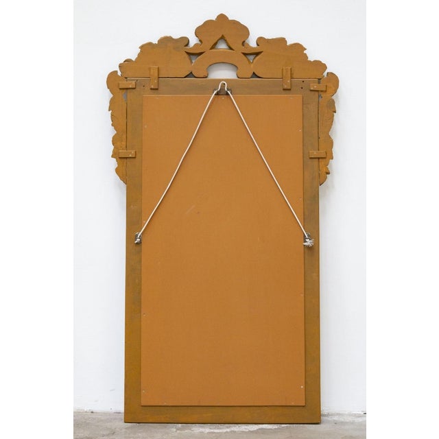 Gold Antique Baroque Style Mirror, 1900s For Sale - Image 8 of 9
