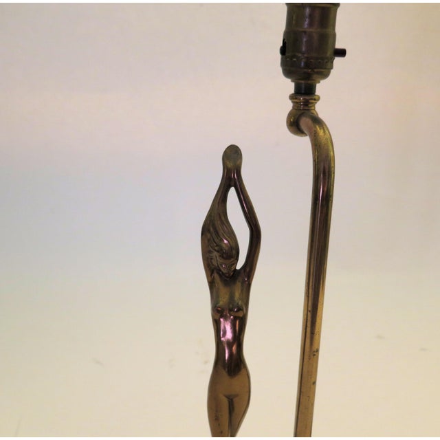 Art Deco Woman Figural Lamp Chairish