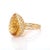 Not Yet Made - Made To Order Contemporary 17.95ct Pear Cut Citrine Vintage Ring Size 7 in 14k Solid Gold For Sale - Image 5 of 13