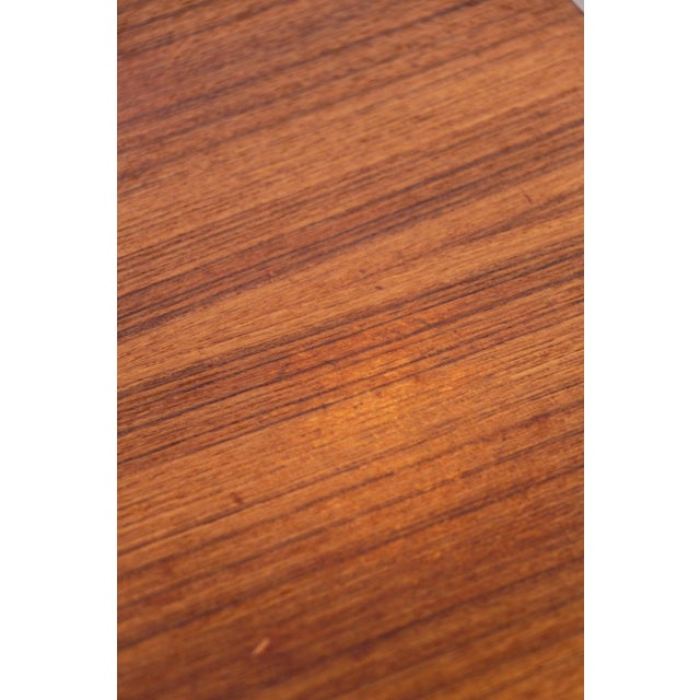 Vintage Scandinavian Teak Extendable Dining Table, 1960s For Sale - Image 13 of 18