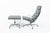 Herman Miller Eames Soft Pad Recliner With Ottoman for Herman Miller, Gray Leather Aluminum Group For Sale - Image 4 of 18