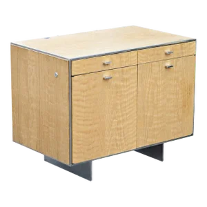 Davis Allen for GF Oak with Stainless Legs & Trim Credenza