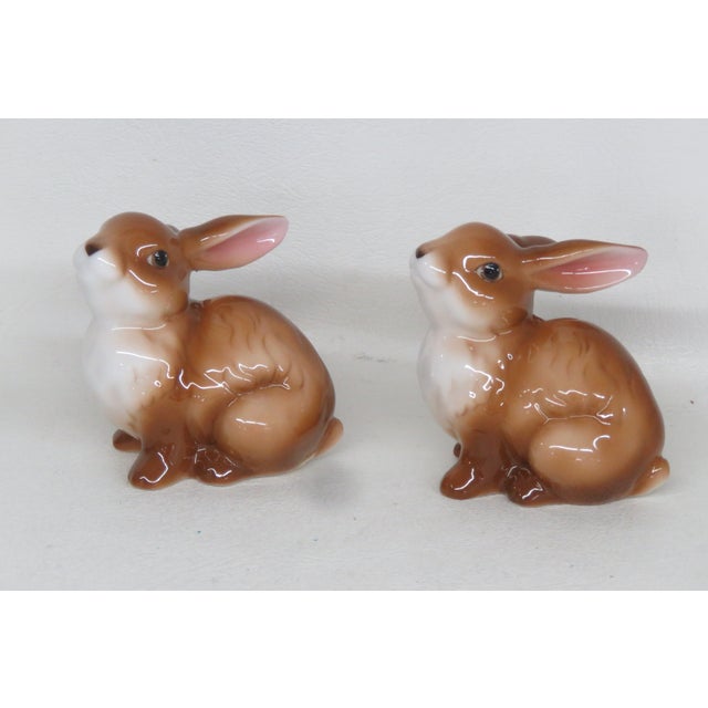 Traditional Goebel Porcelain Mini Bunny Rabbits Figurine 4680b For Sale - Image 3 of 12