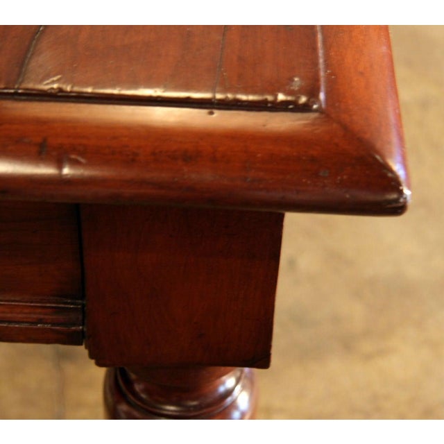Wood Italian Table in Cherry Wood. 1920s For Sale - Image 7 of 9
