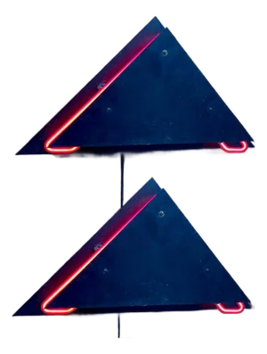 Postmodern Sculpture Torchiere Wall Sconce Rudi Stern “Let There Be Neon” Style - Pair