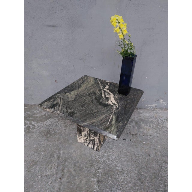 Grey Marble Coffee Table, 1980s For Sale - Image 12 of 18