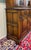 Antique English Large Bookcase Cupboard Cabinet Triple Door Glass Oak C. 1930s For Sale - Image 12 of 18