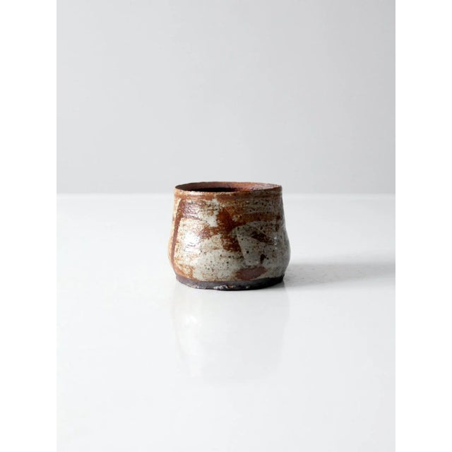 Late 20th Century Vintage Studio Pottery Vase For Sale - Image 5 of 10