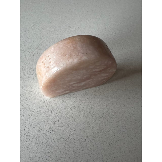 Unique One-Piece Mid Century Marble Salt and Pepper Shaker For Sale In Saint Louis - Image 6 of 10