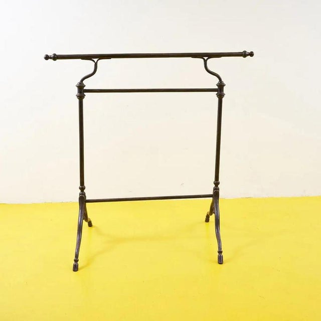 Industrial Wrought Iron Drying Rack For Sale - Image 9 of 9