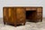 1930s French Art Deco Walnut Partner Desk With Leather Top For Sale - Image 12 of 18