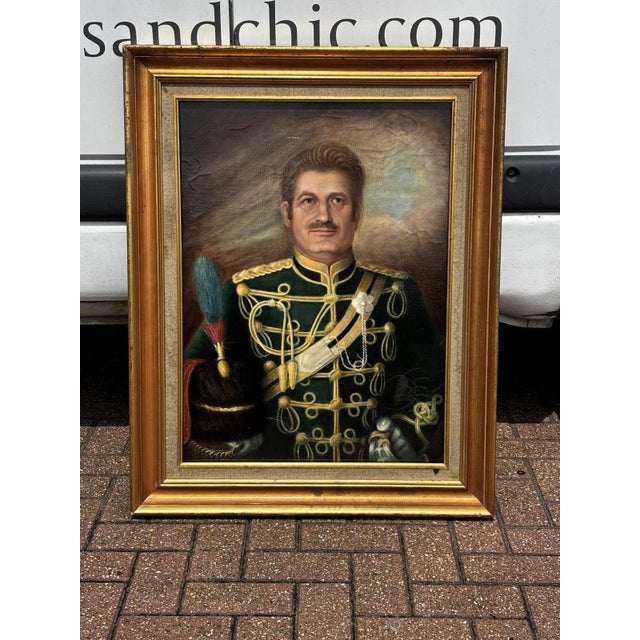 Metal Unknown, Cavalry Officer, Oil, Framed For Sale - Image 7 of 15