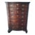 Vintage Mid-Century Chippendale Style Mahogany Serpentine Tall Chest of Seven Drawers For Sale