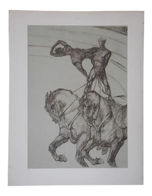Vintage Mid 20th Century Ltd. Ed. Toulouse Lautrec Lithograph-The Circus-Printed by Mourlot