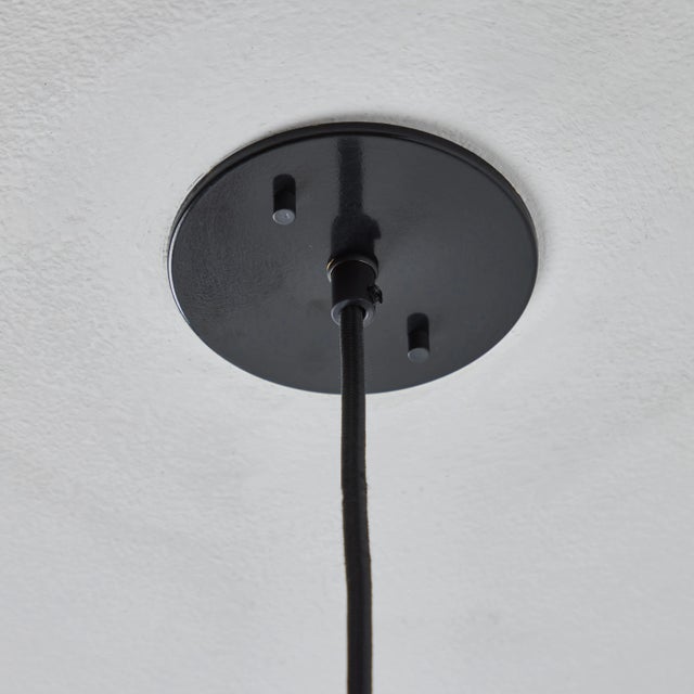 Metal 1960s Faceted Diffuser Pendant Lamp Attributed to Stilnovo For Sale - Image 7 of 12