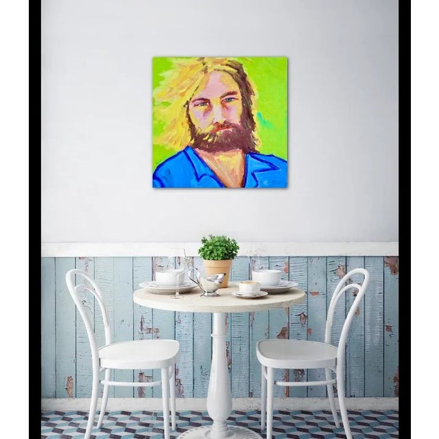 Pop Art–Inspired Portrait – Contemporary Oil Painting by L Haas For Sale In Reno/Lake Tahoe - Image 6 of 7