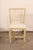 19th Century Swedish Gustavian Chairs with New Linen Seats - Set of 2 For Sale - Image 11 of 11