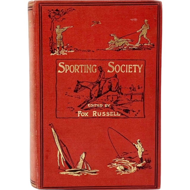 Sporting Society by Fox Russell 1897 1st Edition Book Equestrian Hardcover For Sale - Image 11 of 12