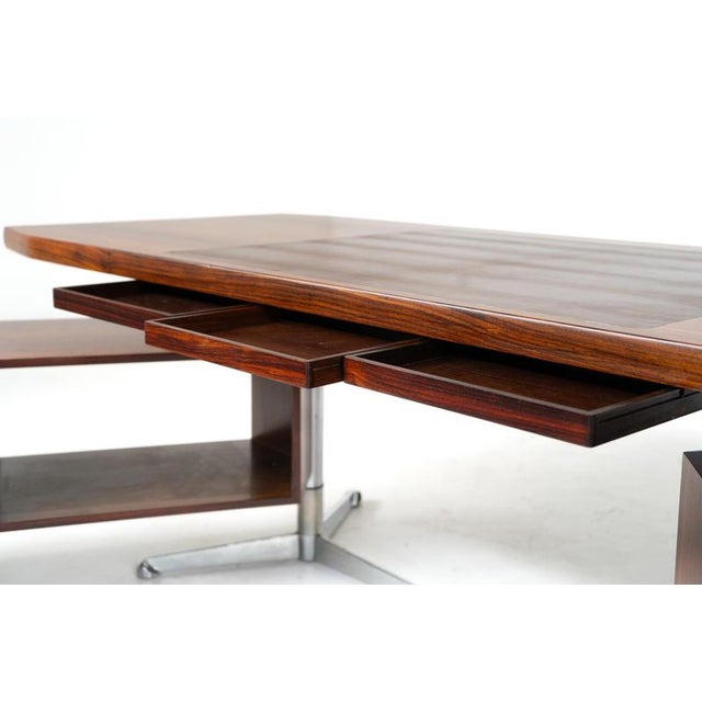 Executive Desk by Osvaldo Borsani for Tecno, Italy, 1960s For Sale - Image 12 of 15