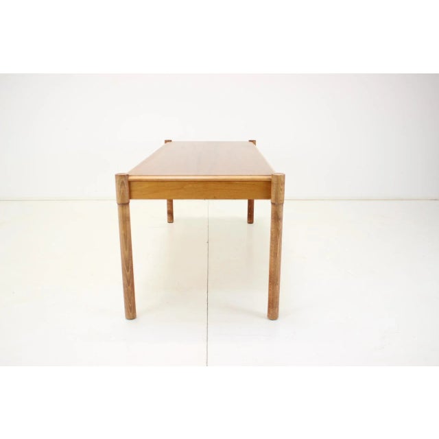 Wood Mid-Century Conference Table, Czechoslovakia, 1970s For Sale - Image 7 of 13