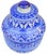 Blue Early 20th Century Handcrafted Blue Moorish-Patterned Ceramic Art Vase For Sale - Image 8 of 13