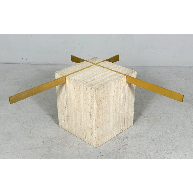 Artedi Travertine Coffee Table, Italy, 1970s For Sale - Image 17 of 18