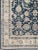 Turkish Rug With Deep Navy Background and Botanical Motifs For Sale - Image 4 of 7