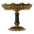 Gilded Brass Compote W/ Repousse Made by Martin Hall & Company For Sale