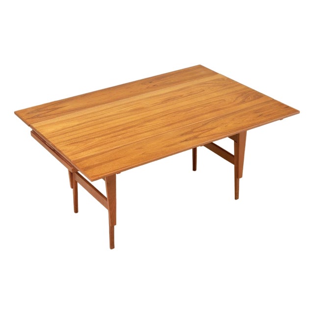 1960s Danish Modern Elevation Coffee / Dining Table by Trioh of Denmark For Sale