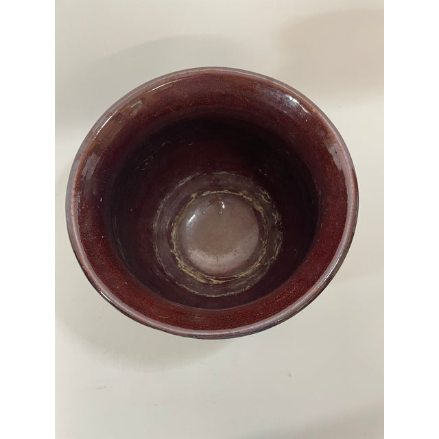 Early 1900s Weller Art Pottery Majolica Cachepot Planter For Sale - Image 11 of 13