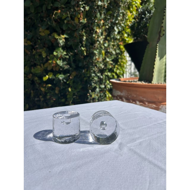 Mid 20th Century Vintage Pair of Danish Candleholders For Sale - Image 5 of 7