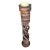 Vintage Indonesian Bali Carved Woodend Barley Twist Floor Candle Stand Holder For Sale