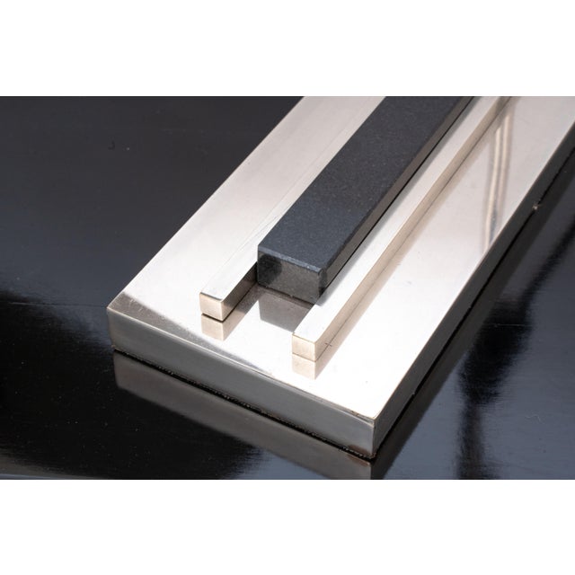 Table Lamps in Nickel Plated Brass and Granit by Marcel Breuer, 1920s, Set of 2 For Sale - Image 16 of 18