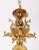 High-quality six-arm chandelier made of polished brass. The chandelier is decorated with fish motifs. Fully functional....
